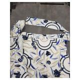 Ann Taylor Petite Palm-Tree Embroidered Top (8P) & Abstract Print Maxi Dress (10P)