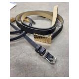 Calvin Klein Gabrianna Pumps - Navy & Red - US 6.5 (2 Pairs) & Belts