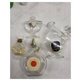 Shalimar & Guerlain Vintage Glass Perfume Bottles - Assorted Decanters & Miniatures