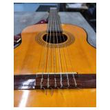 Ariana A103N Classical Guitar - Nylon-String, Made in Japan, Patterned Strap Included