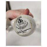 Dunn Bennett Co. Egg Cups - Vintage White with Gold Rim (Lot of 8)