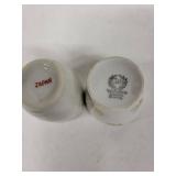 Wedgwood Vintage Egg Cups - Floral Porcelain, England Made