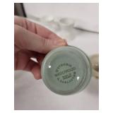 Wedgwood Vintage Egg Cups - Floral Porcelain, England Made