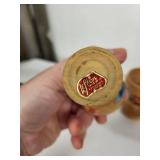 Craft Originals Vintage Wooden Hand Painted Egg Cups (Lot of 5)