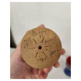 Craft Originals Vintage Wooden Hand Painted Egg Cups (Lot of 5)