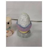 Vintage Egg Cups - Hand-Painted Ceramic 6-Piece Set