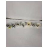 Vintage Egg Cups - Assorted Floral Porcelain (Lot of 8)