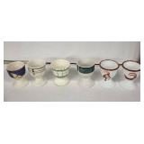 Wedgwood & Adams Vintage Egg Cups (Lot of 6)
