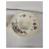 Mikasa Teddy CC018-JAPAN Egg Cups (Lot of 4)