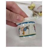 Vintage Nice Mice Egg Cups - Made in England (Lot of 5)