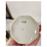 Limoges France Vintage Egg Cups with Portrait Decals