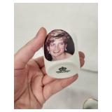 Limoges France Vintage Egg Cups with Portrait Decals