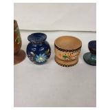 Egg Cups - Vintage Hand-Painted (Lot of 5) Peru