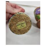 Egg Cups - Vintage Hand-Painted (Lot of 5) Peru