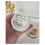 Hornsea Clown Egg Cup Set (Lot of 4) Vintage Ceramic