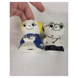 Vintage Egg Cups - Space Rocket & Medical Figures (Lot of 6)