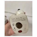 Snoopy Egg Cup Pair (Lot of 2) - Vintage Peanuts Ceramic Egg Holders