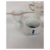 Thomas Bavaria Egg Cups & Kiku-Masamune Porcelain Set - Vintage Collectibles