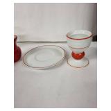 Thomas Bavaria Egg Cups & Kiku-Masamune Porcelain Set - Vintage Collectibles