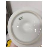 Vintage Egg Cups with Saucers Set - Floral Teacup, Gold-Trim Tall Cup & Plain White Cups