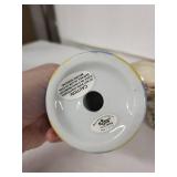 Vintage Egg Cups - 4-Piece Ceramic Set: Striped Pedestal, Woven Basket, Double-Holder, Floral Egg