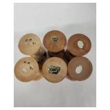 Egg Cups - Vintage Hand-Painted Wooden Figures (Lot of 7)