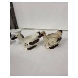 Vintage Egg Cups (Lot of 4) - Duck & Deer Ceramic Set