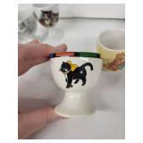 Royal Doulton Winnie the Pooh Gift Collection Egg Cup & Cat Ceramic Egg Cups