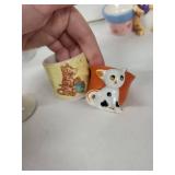 Royal Doulton Winnie the Pooh Gift Collection Egg Cup & Cat Ceramic Egg Cups