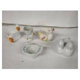 Egg Cups - Vintage Bird-Themed Ceramic Set