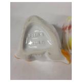 Egg Cups - Vintage Bird-Themed Ceramic Set