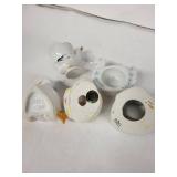 Egg Cups - Vintage Bird-Themed Ceramic Set