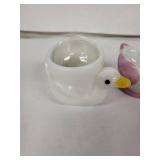 Duck Egg Cups (Lot of 5) - Vintage Ceramic Bird Motif