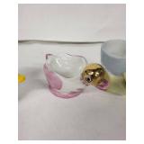 Duck Egg Cups (Lot of 5) - Vintage Ceramic Bird Motif