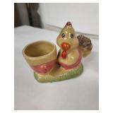 Vintage Animal Ceramic Egg Cups (Lot of 4)