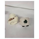 Snoopy Dog Egg Cup - Vintage Ceramic Egg Cup Trio (Lot of 3)
