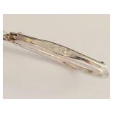 Sterling Silver 925 Cushion Cut Clear Stone Leverback Drop Earrings