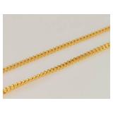 Sterling Silver 925 Gold Plated Clear Stone Knot Pendant Necklace