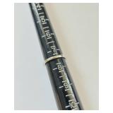 Sterling Silver S925 Cat & Crescent Moon Open Ring Clear Stone US Size 7