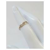 Sterling Silver 925 FRIEND Engraved Ring Size 5 Sentiment Band