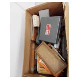 Lot of Vintage Wooden Toolboxes and Miscellaneous Items - R.B. Tools, Nippon Kogaku