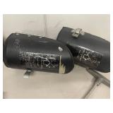 Gravity Guiding inversion boots, protective over-boots, lace-up boots and metal anchor tool gear lot