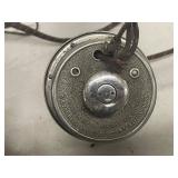 Vintage Bellows transformer, Kingston battery charger, Dictograph phono unit and lamp parts lot