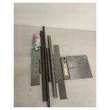 30+ lb mixed steel flat bar and round bar stock assortment for machining fabrication
