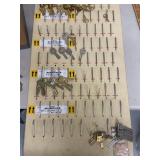 Ilco Unican KEYS MADE HERE Metal Key Blanks Bulk with Counter Display Board Locksmith