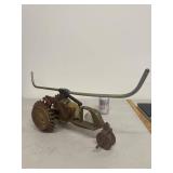 Vintage International Walking Cast Iron Lawn Sprinkler Tractor Traveling Garden Irrigation