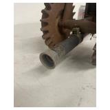 Vintage International Walking Cast Iron Lawn Sprinkler Tractor Traveling Garden Irrigation