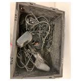 Assorted Two-Way Radios Walkie Talkies with Chargers in Frigidaire Crate Motorola HYT Lot