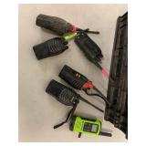 Assorted Two-Way Radios Walkie Talkies with Chargers in Frigidaire Crate Motorola HYT Lot