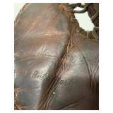 Vintage Rawlings Rudy York Major League Leather Catchers Mitt Antique Baseball Glove